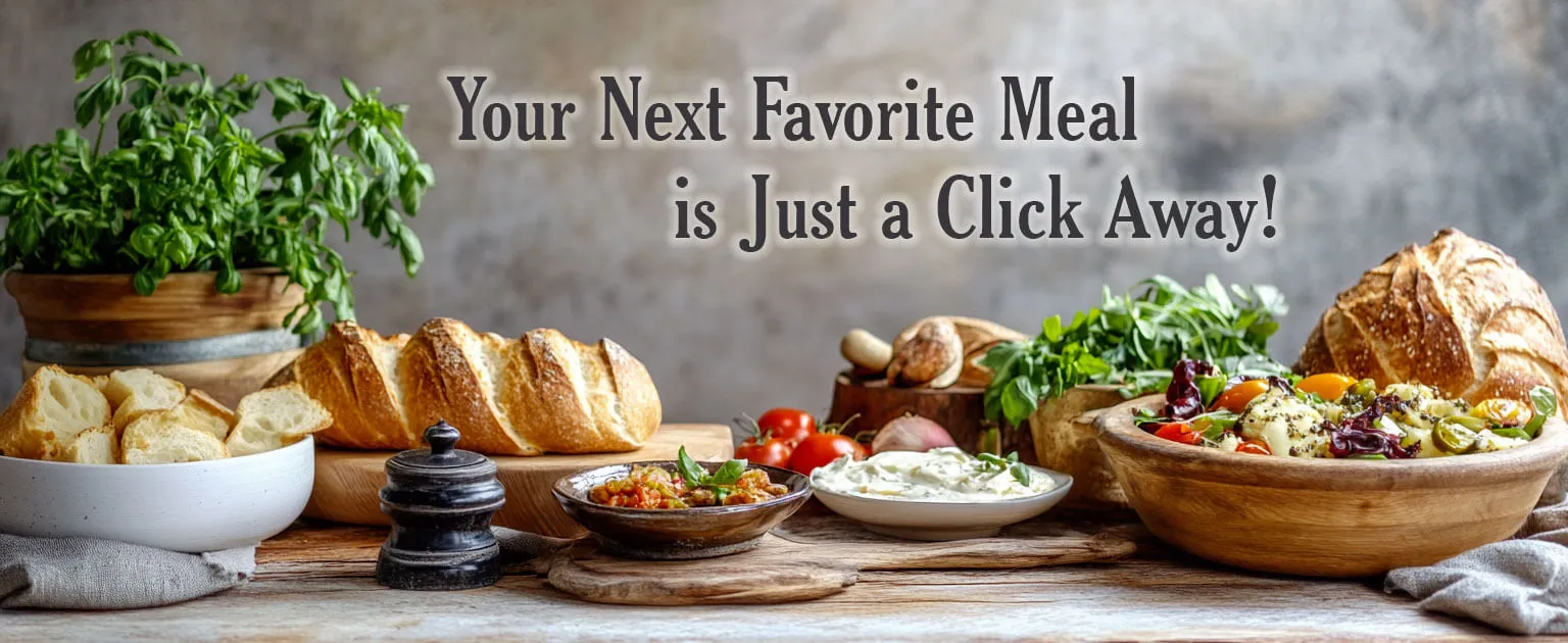 your next favorite meal is just a click away